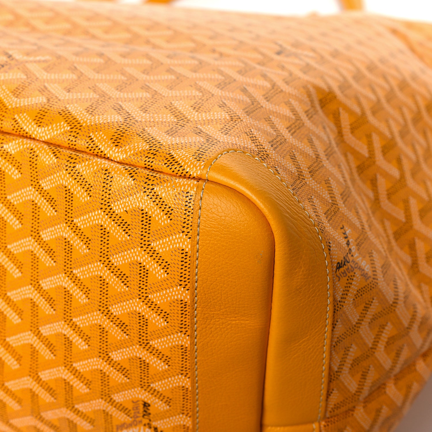 Goyard Goyardine Artois GM Yellow 11 of 12