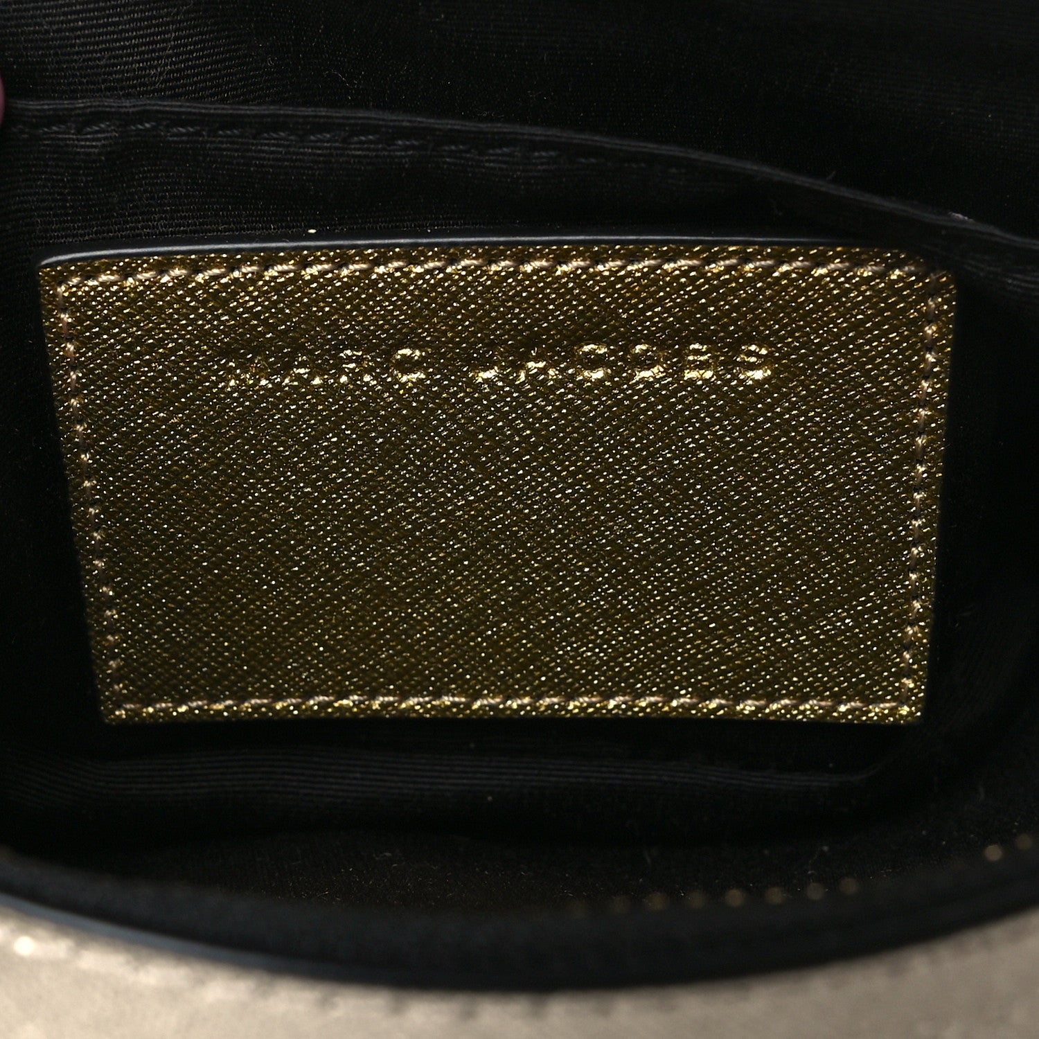 Marc Jacobs Metallic Saffiano Small Snapshot Camera Bag Silver Gold 7 of 10