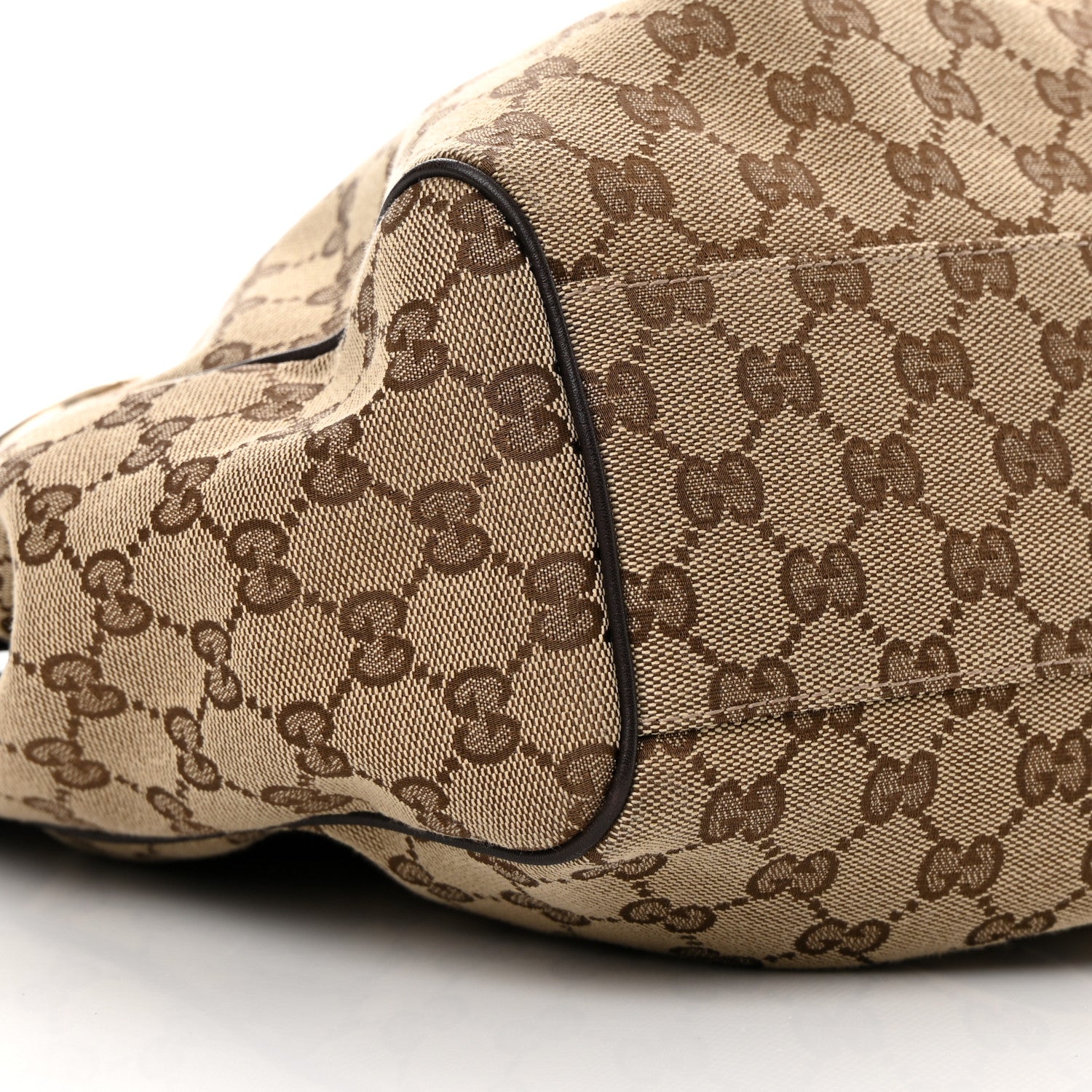 Gucci Monogram Medium Sukey Tote Dark Brown 9 of 14