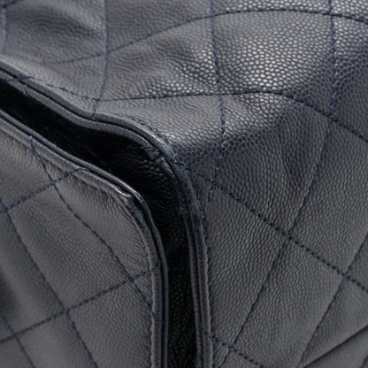 Chanel Caviar Quilted Medium Chanel 25 Handbag Dark Navy 12 of 14