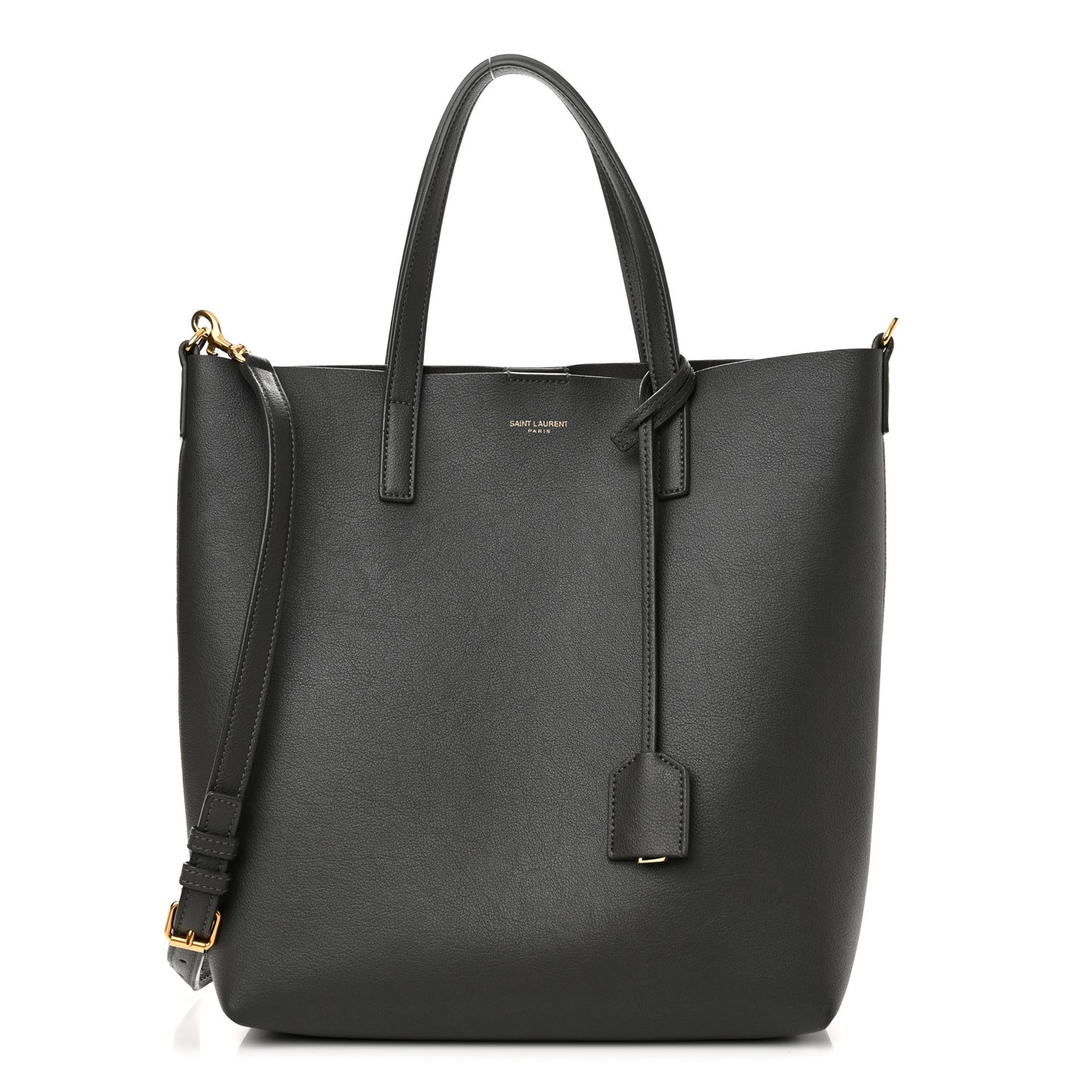Calfskin Toy Shopping Tote Earth Grey