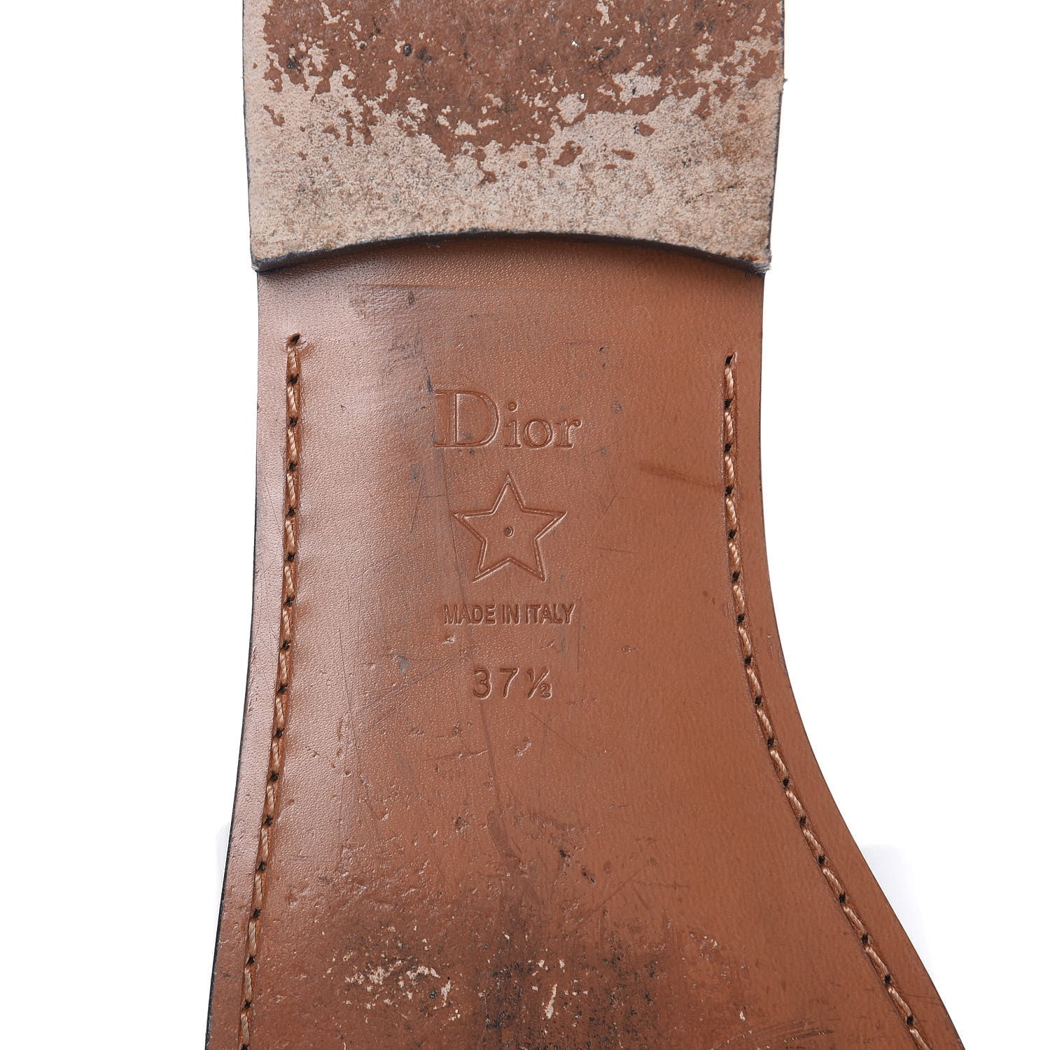 Christian Dior Calfskin Dio(r)evolution 10mm Slide Sandals 37.5 Off White 7 of 11