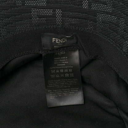 Fendi Nylon Zucca FF Bucket Hat M Black 7 of 7