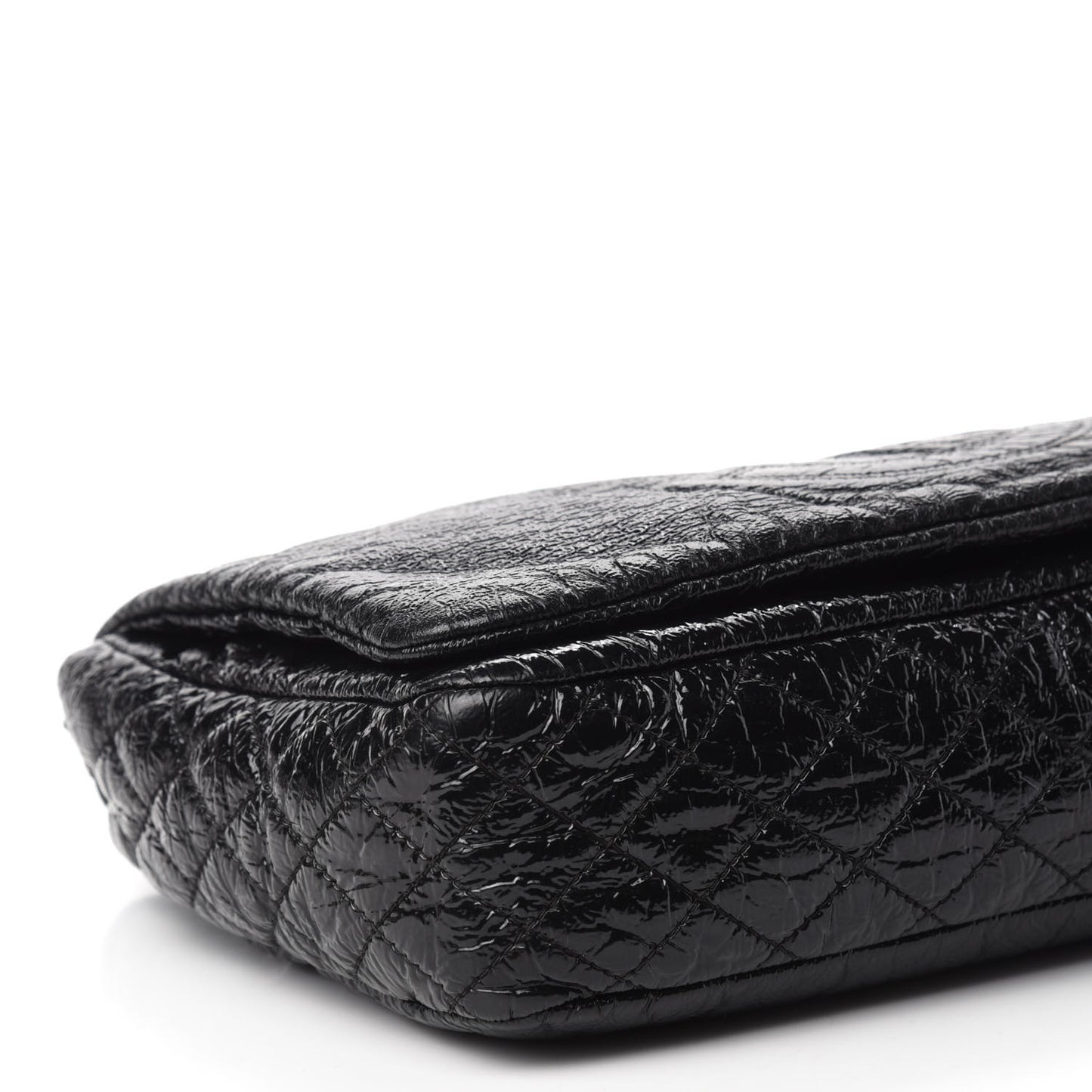 Vinyl Medium Rock and Chain Flap Black