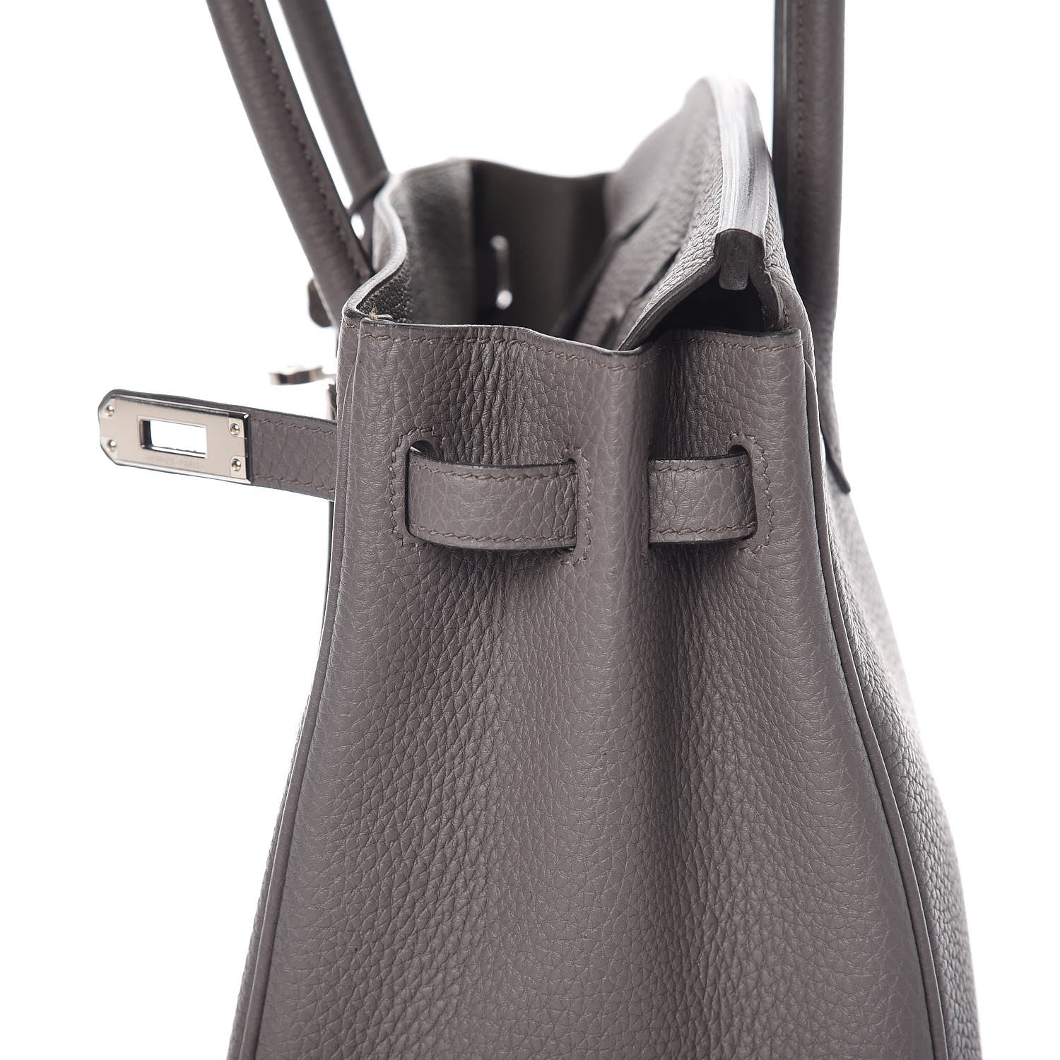 Hermes Togo Birkin 25 Etain 12 of 37