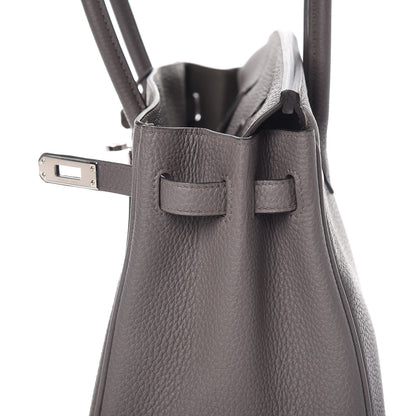 Hermes Togo Birkin 25 Etain 12 of 37