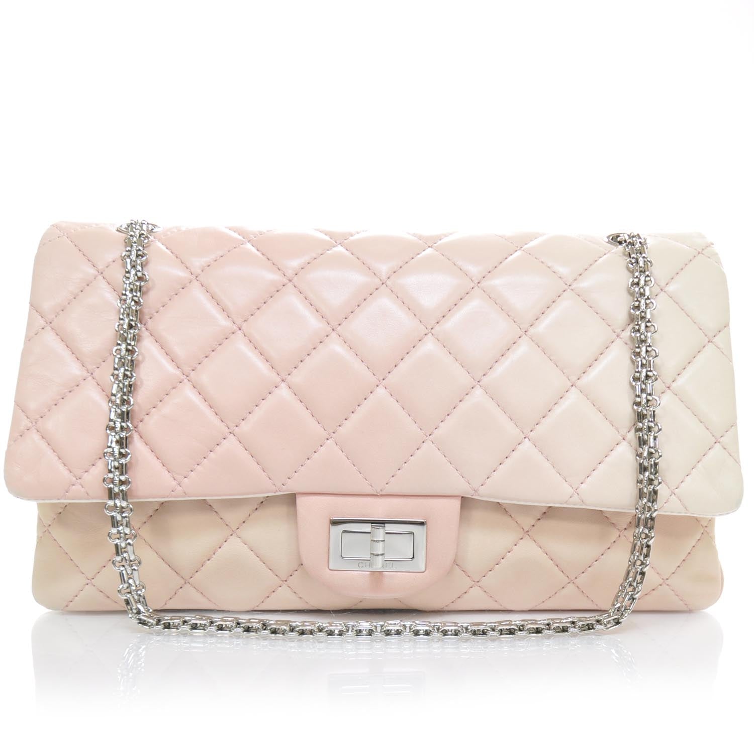 Chanel Lambskin 2.55 Reissue 227 Pink Degrade 1 of 11