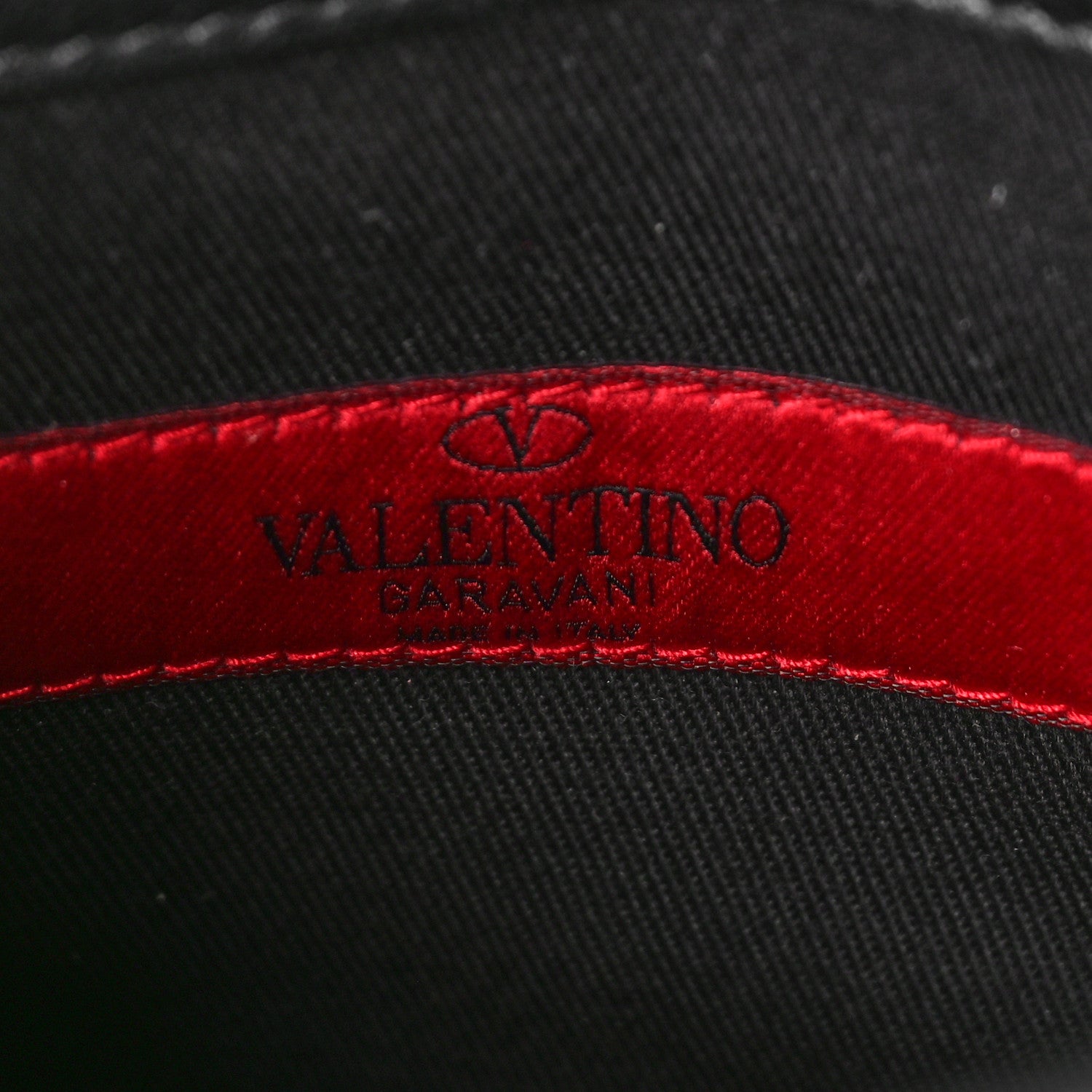 Valentino Garavani VALENTINO GARAVANI Vitello Mini Rockstud Flap Wallet on Strap Black 6 of 8