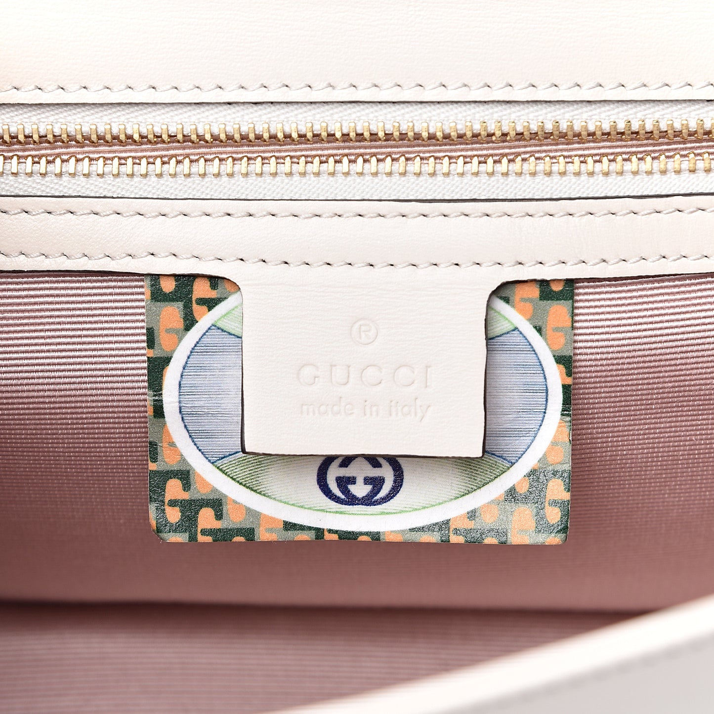Vitello Palmellato Lux Crystal Medium Rajah Shoulder Bag Mystic White Multicolor