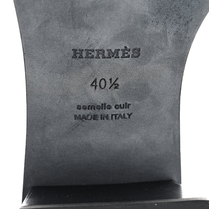Hermes Calfskin Ilot 50 Sandals 40.5 Naturel 6 of 10