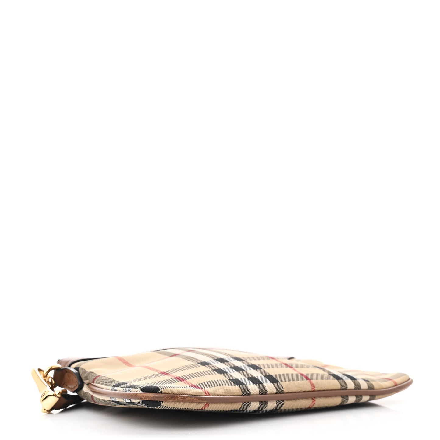Horseferry Check Peyton Crossbody Clutch Bag Brown