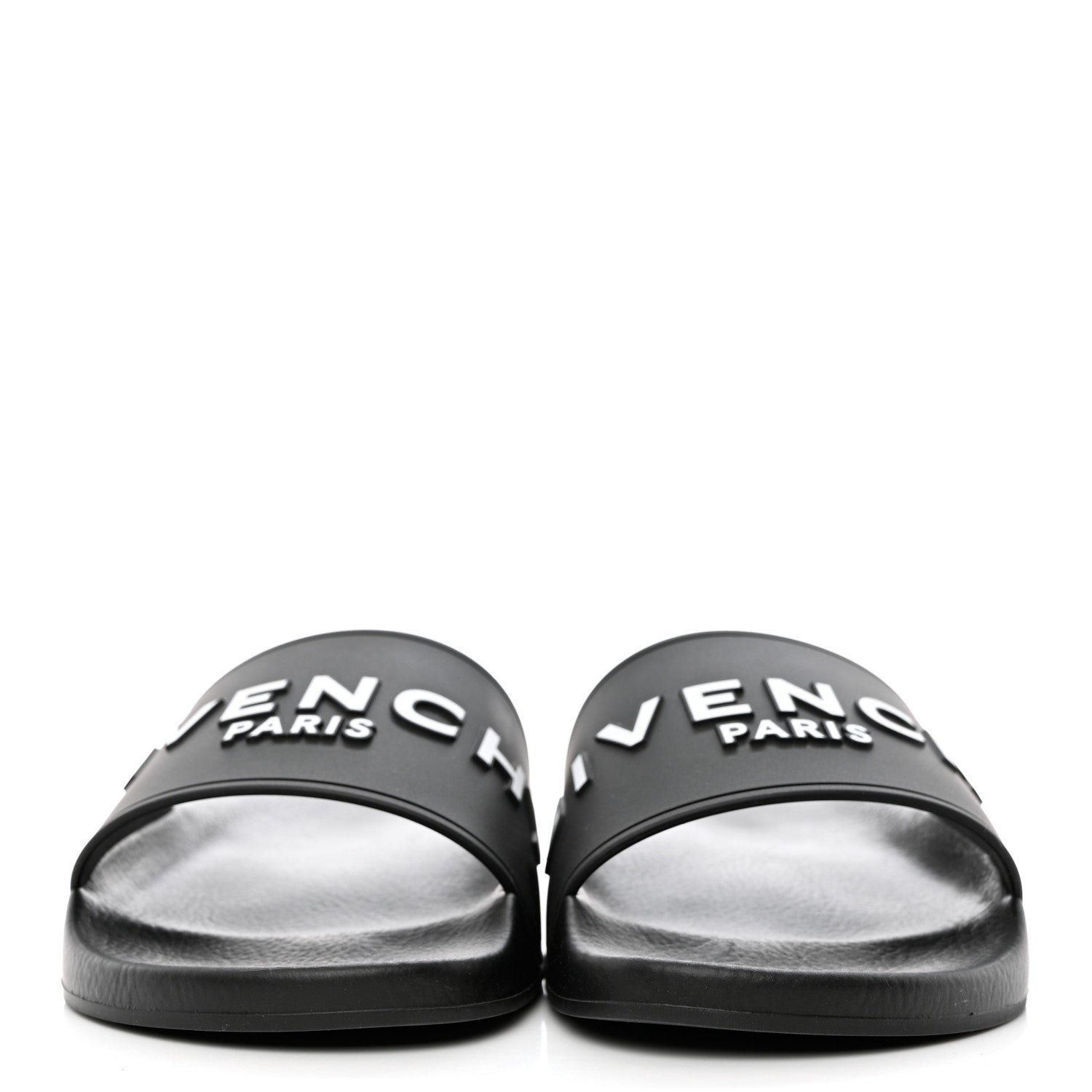 Givenchy Rubber Logo Pool Slide Sandals 39 Black 2 of 11