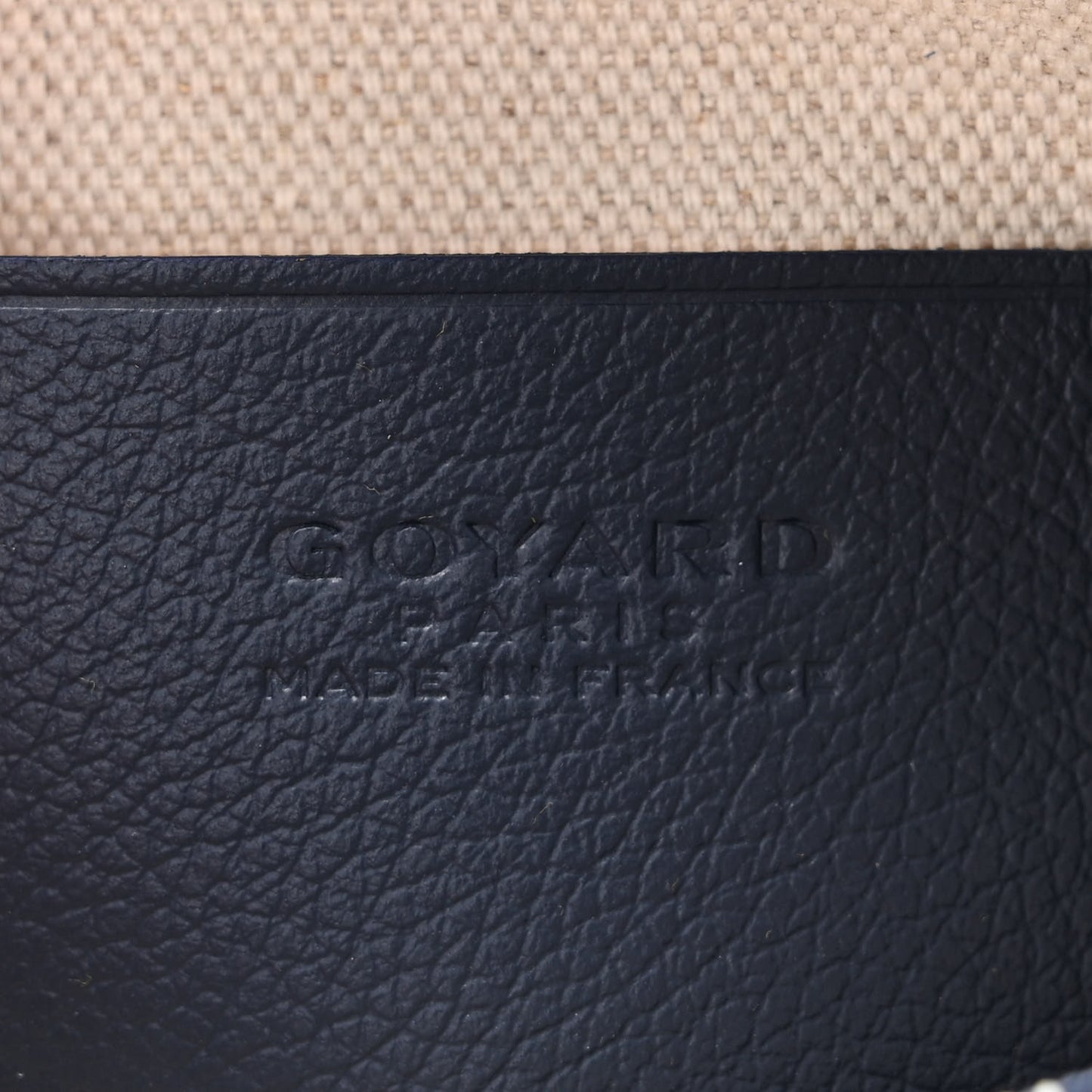 Goyardine Plumet Wallet Clutch Navy