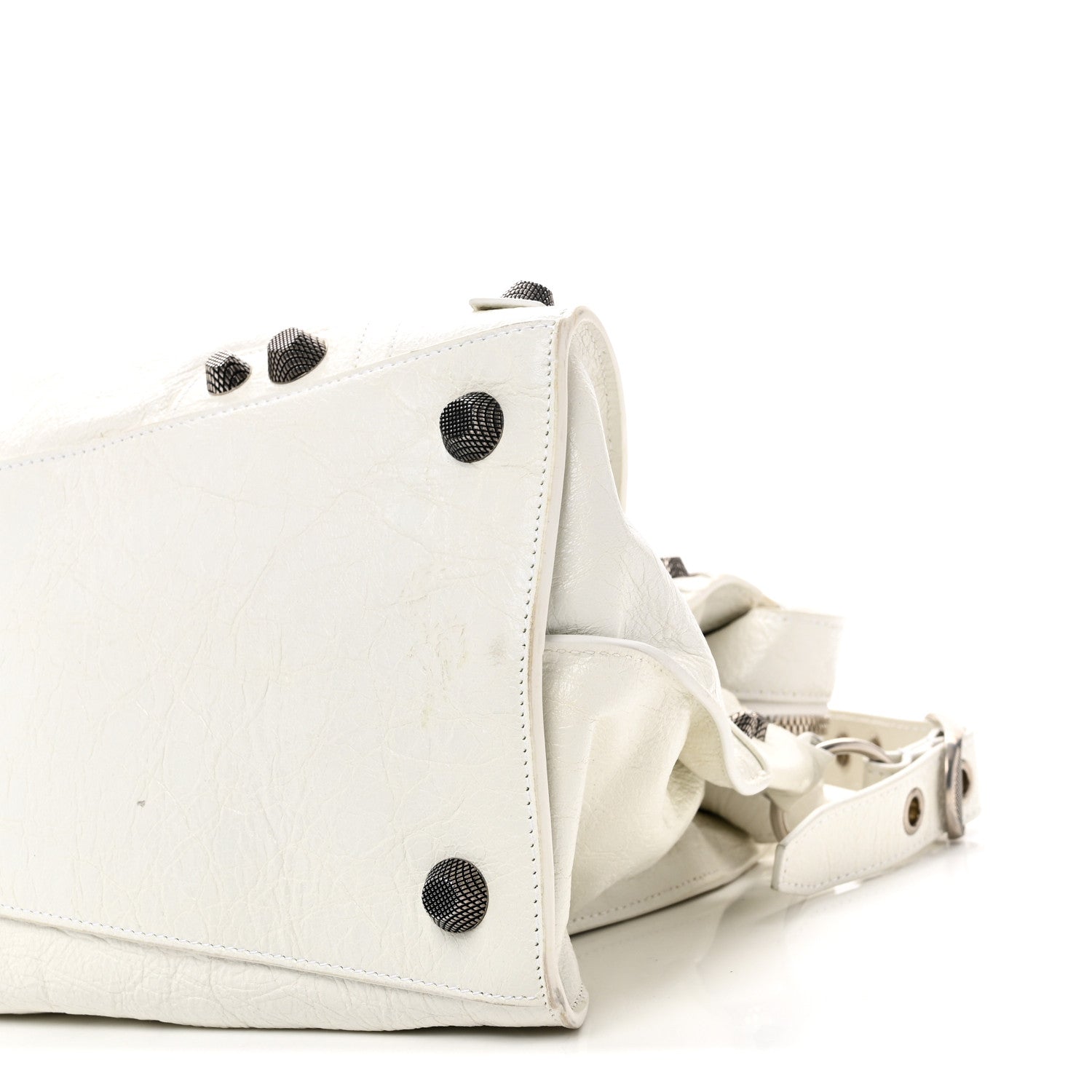 Balenciaga Agneau Arena Neo Cagole City Handbag Optic White 11 of 13