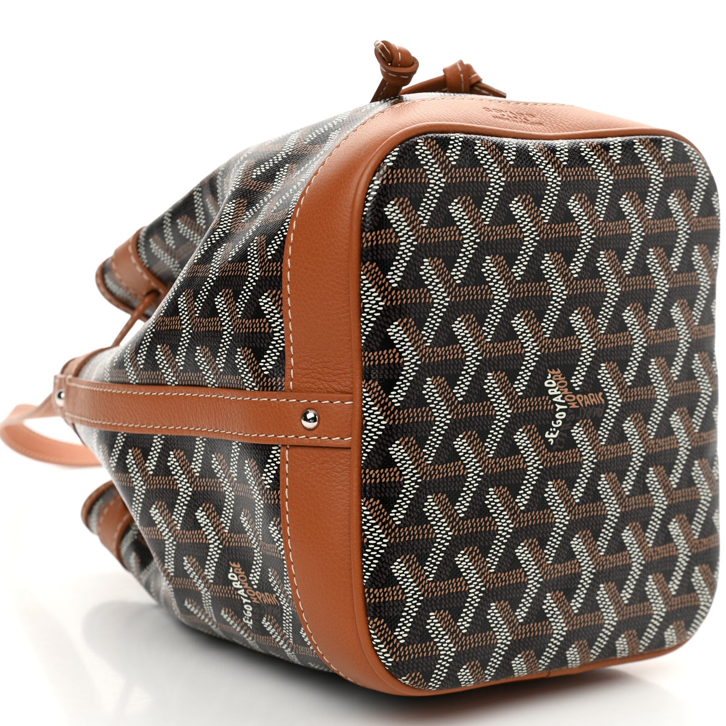 Goyardine Petit Flot Bucket Bag PM Black Gold