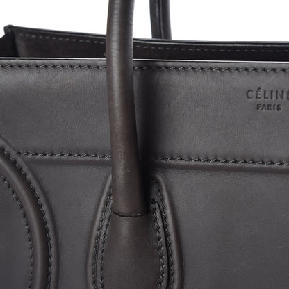 Celine Smooth Calfskin Medium Phantom Luggage Grey 9 of 11
