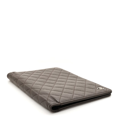 Chanel Caviar Quilted Large Agenda Cover Dark Brown 4 of 13