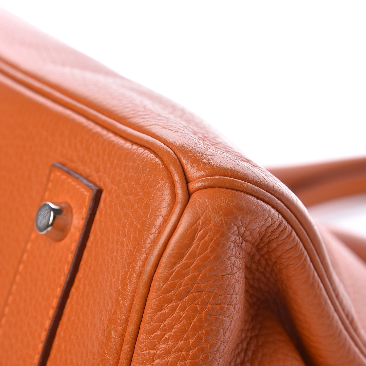 Taurillon Clemence JPG Birkin 42 Orange