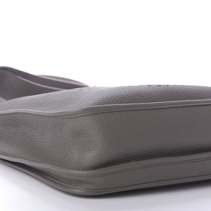 Hermes Taurillon Clemence Evelyne III GM Etain 6 of 9