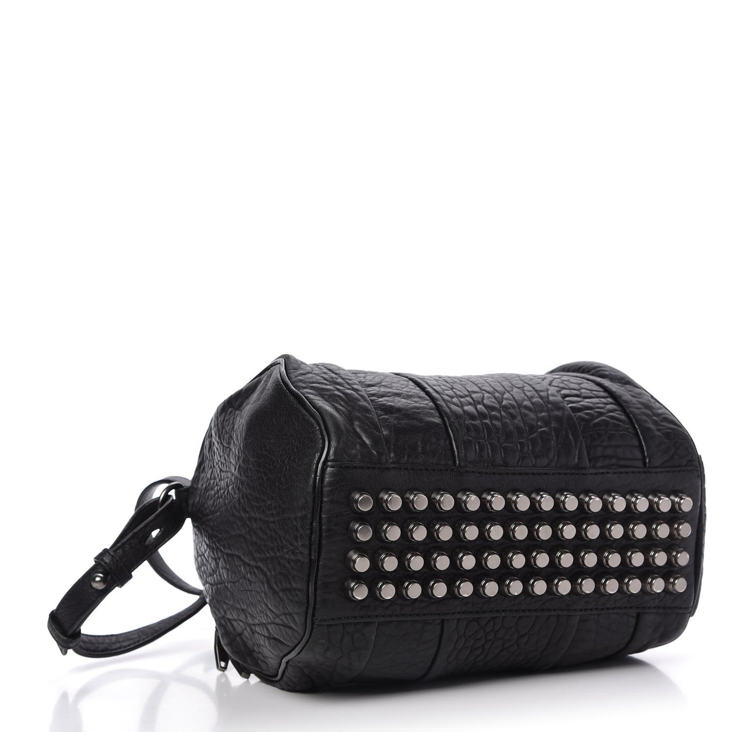 Pebbled Lambskin Rockie Rhodium Black Hardware