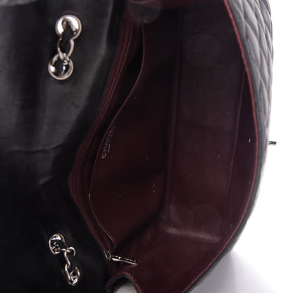 Chanel Lambskin Quilted Jumbo Single Flap Black 5 of 9