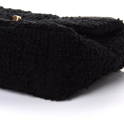 Chanel Tweed Quilted Medium Chanel 19 Flap Black 9 of 10