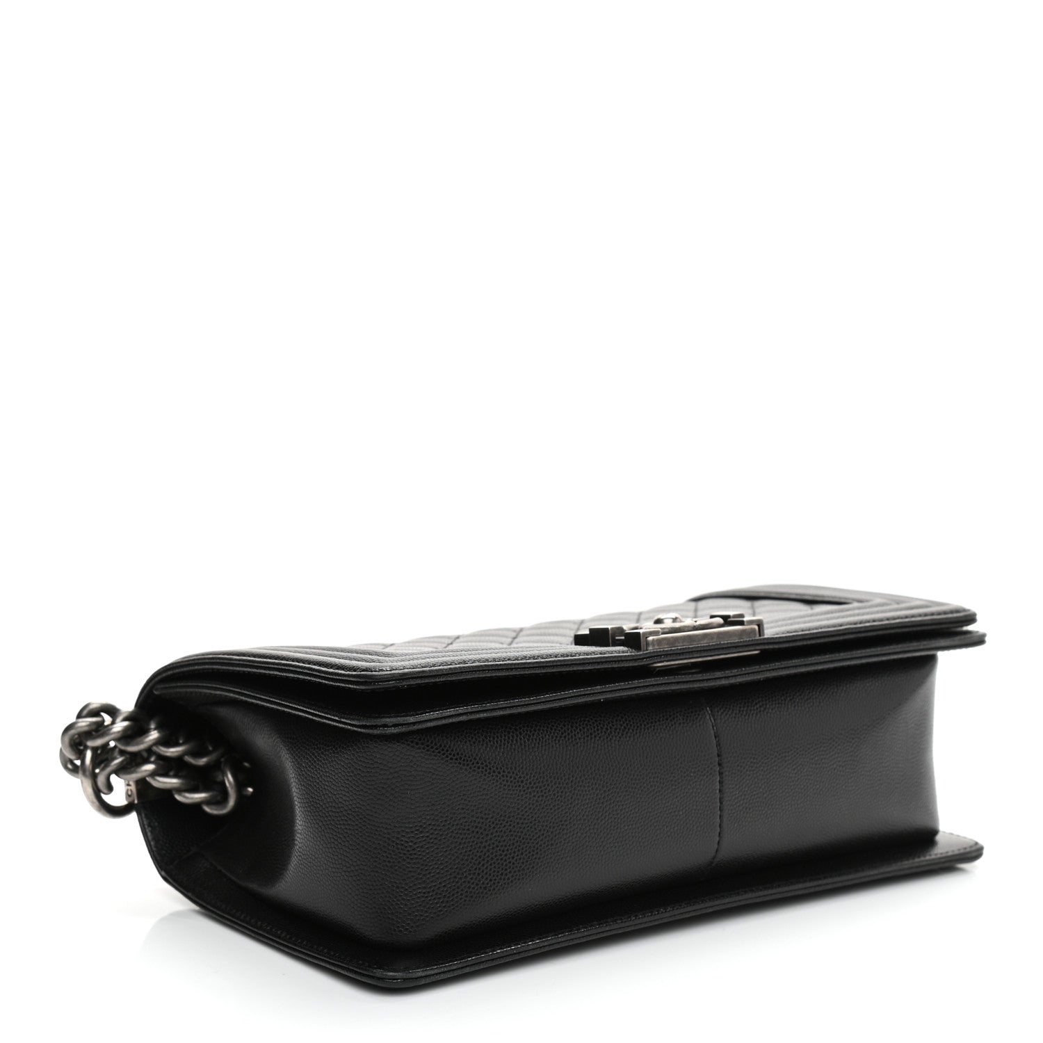 Chanel Caviar Quilted Medium Boy Flap Black 4 of 11