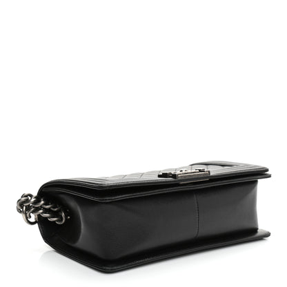 Chanel Caviar Quilted Medium Boy Flap Black 4 of 11