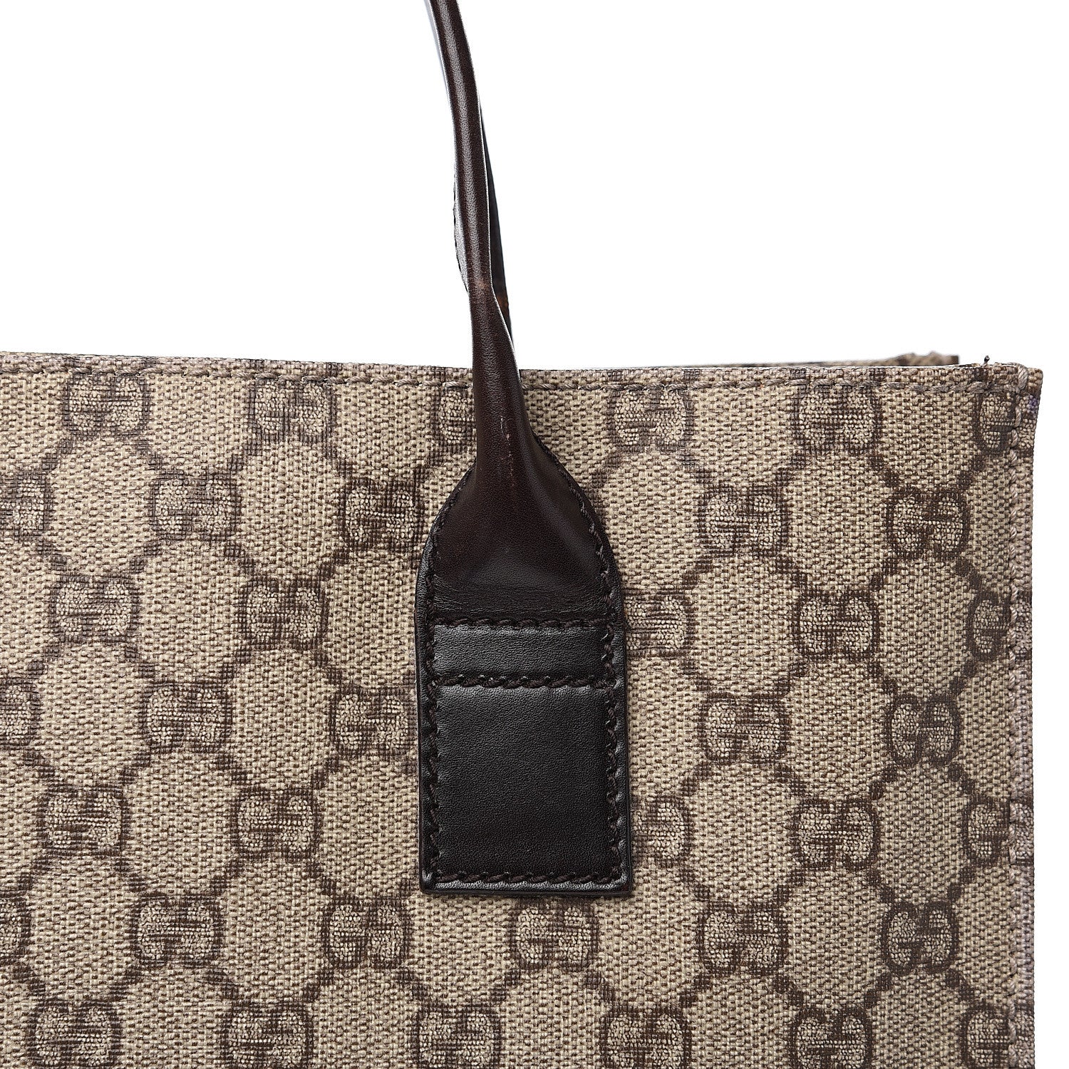 Gucci GG Plus Monogram Small Vertical Tote Dark Brown 13 of 13