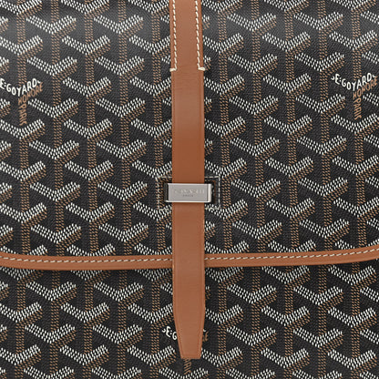 Goyard Goyardine Belvedere II MM Messenger Bag Black Gold 7 of 10