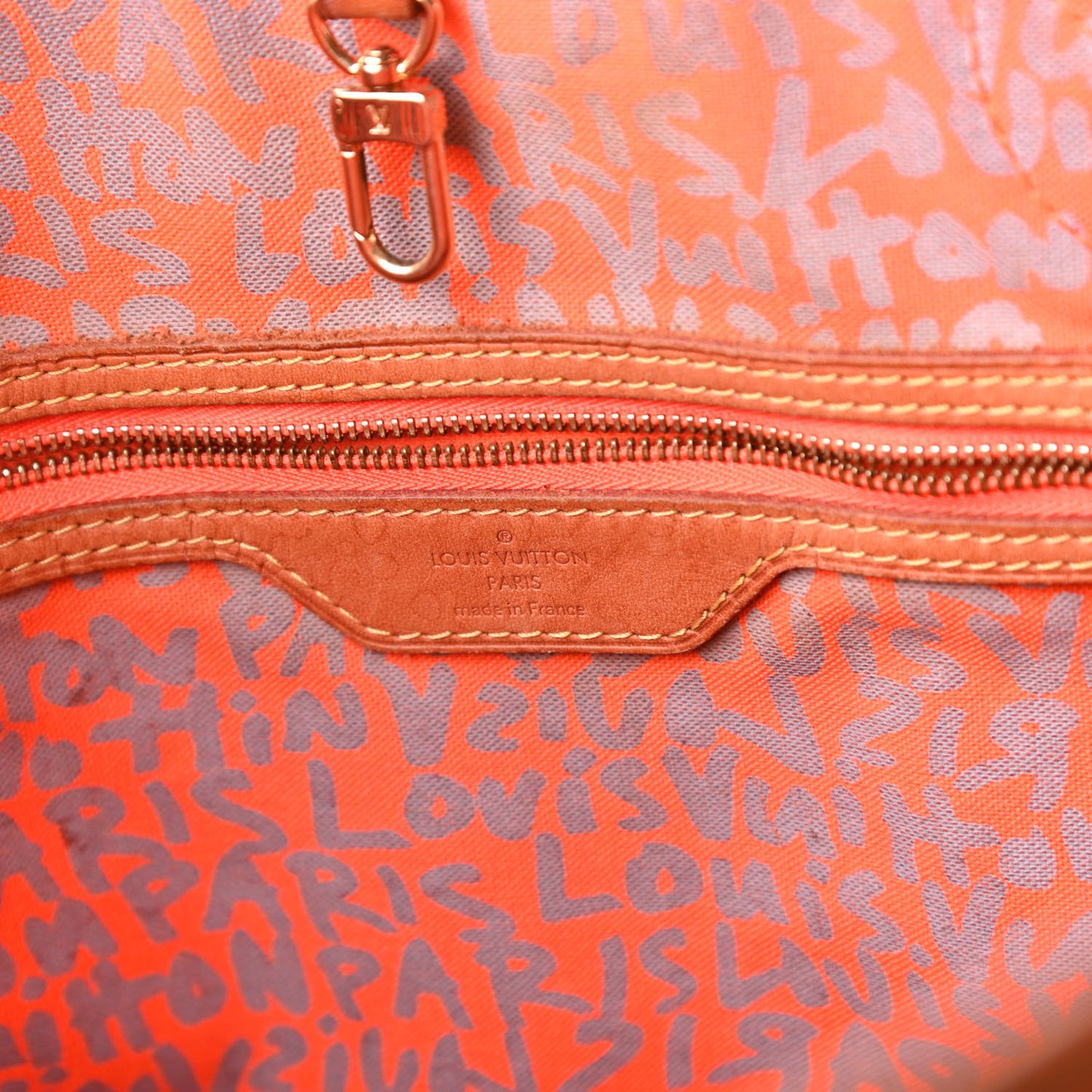 Monogram Graffiti Neverfull GM Orange