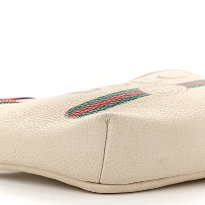 Gucci Grained Calfskin Small Logo Belt Bag White 9 of 12
