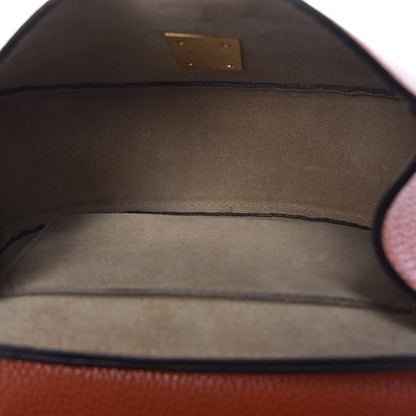Chloe Grained Lambskin Mini Drew Shoulder Bag Foxy Orange 5 of 9