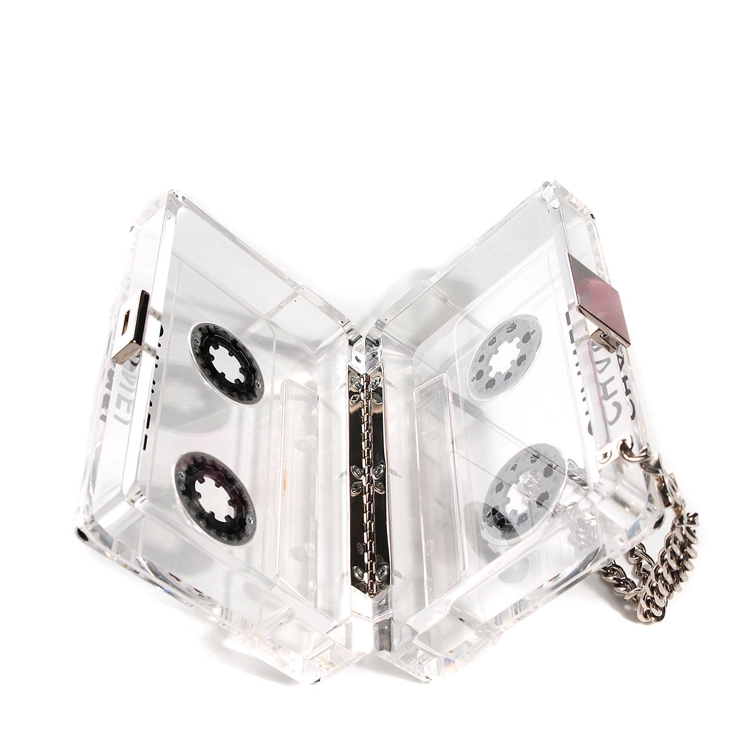 Chanel Lucite Cassette Clutch 6 of 7