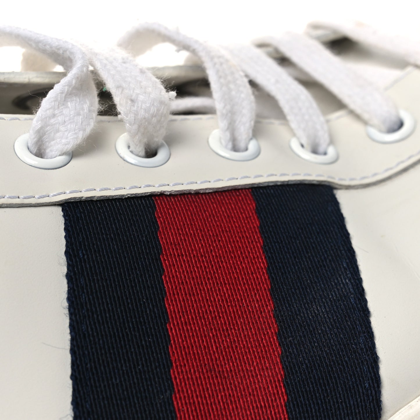 Calfskin Ayers Web Mens Ace Sneakers 10.5 White Blue