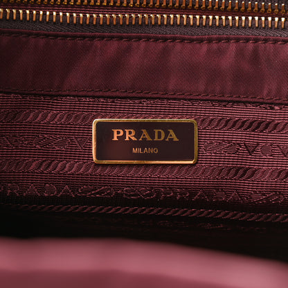 Prada Tessuto Nylon Saffiano Tote Granato 6 of 8