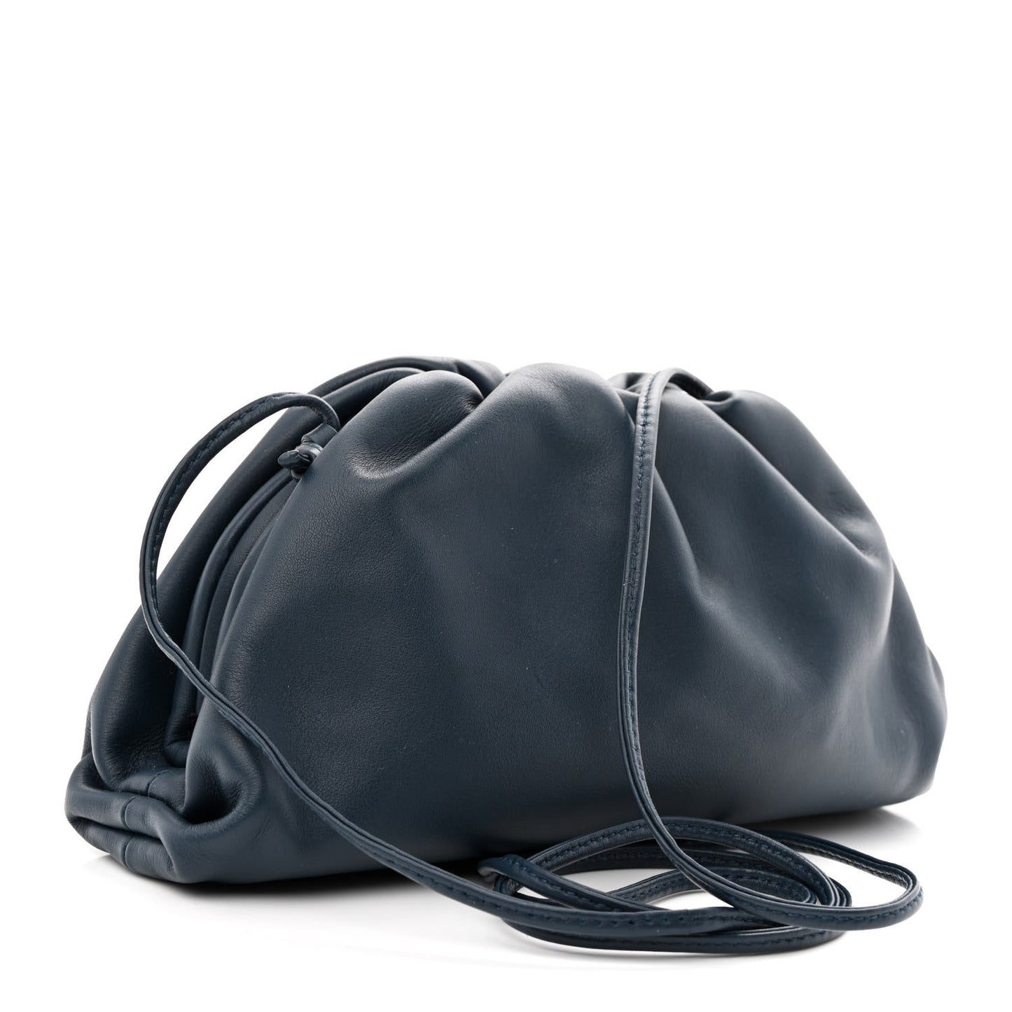 Butter Calfskin The Mini Pouch Deep Blue