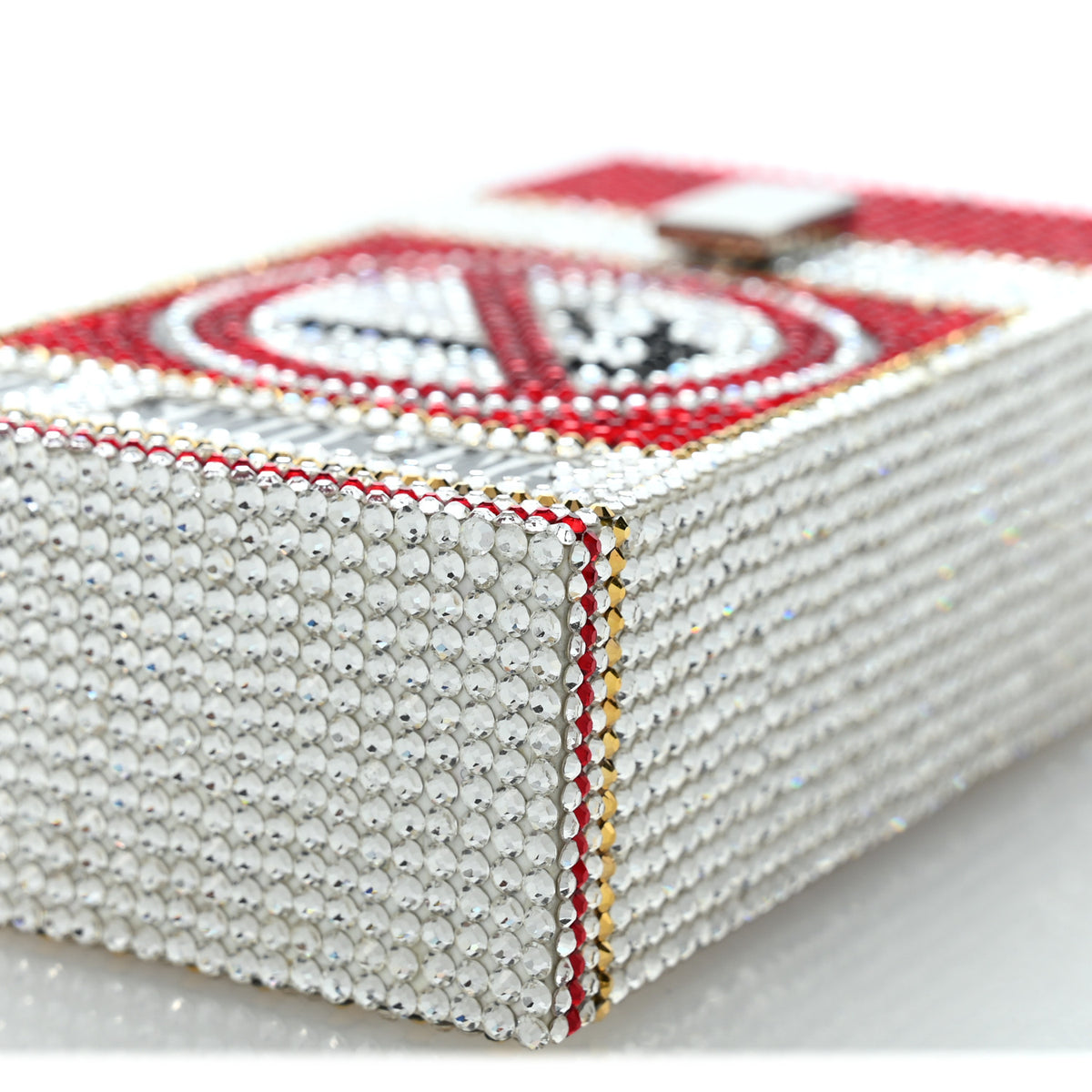 Judith Leiber Crystal Le Case No Smoking Minaudiere Box 8 of 13