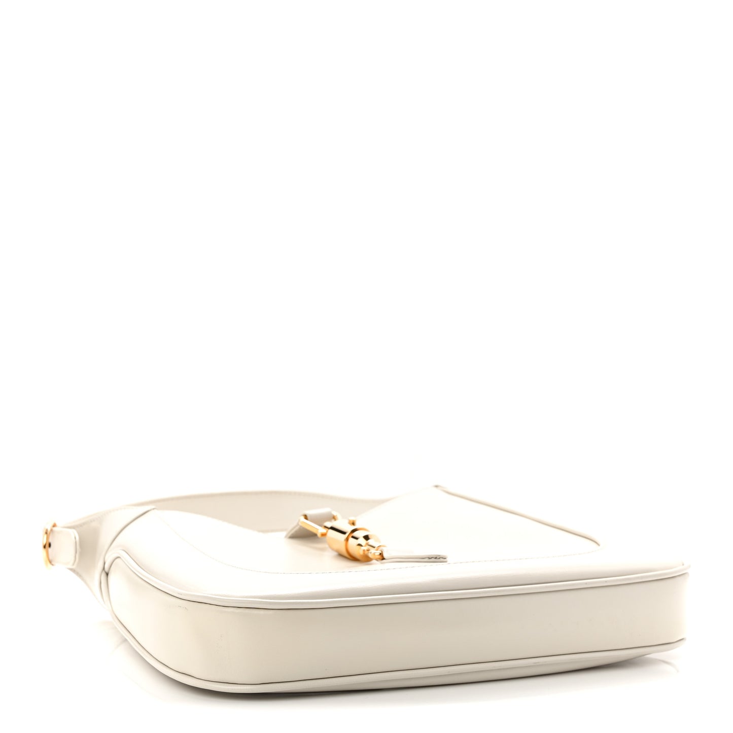 Boarded Dyana Lux Calfskin Small Jackie 1961 Hobo Mystic White