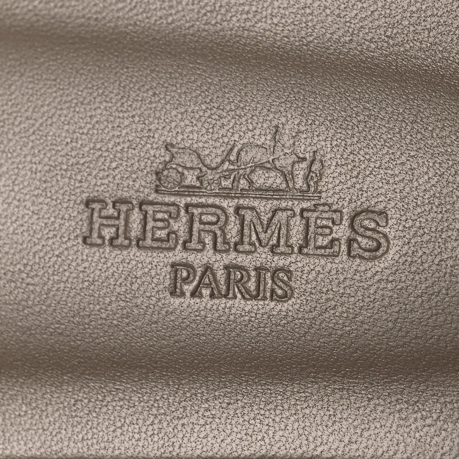 Hermes Epsom Oran Sandals 36 Etoupe 9 of 11