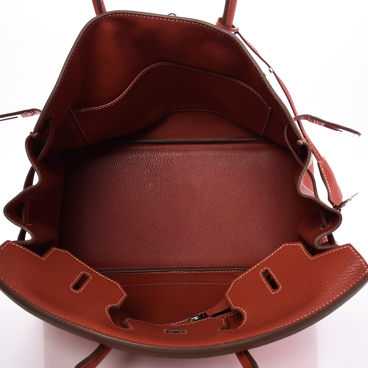 Hermes Taurillon Clemence Birkin 35 Sanguine 8 of 32