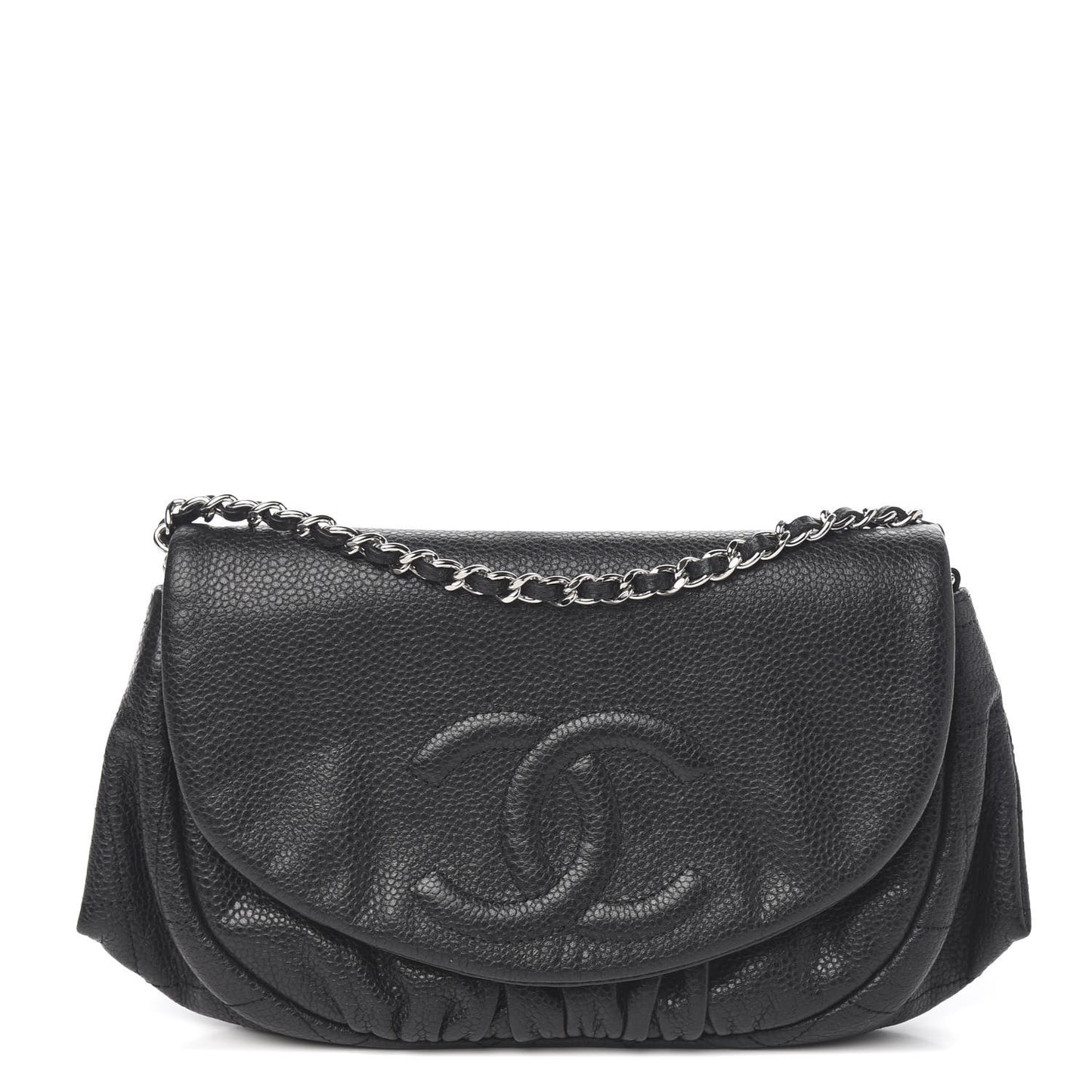 Caviar Half Moon Wallet On Chain WOC Black