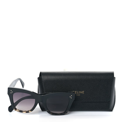 Celine Acetate Polarized Cat Eye Sunglasses CL4004IN Havana Black 7 of 7