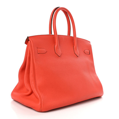 Hermes Togo Birkin 35 Capucine 3 of 15