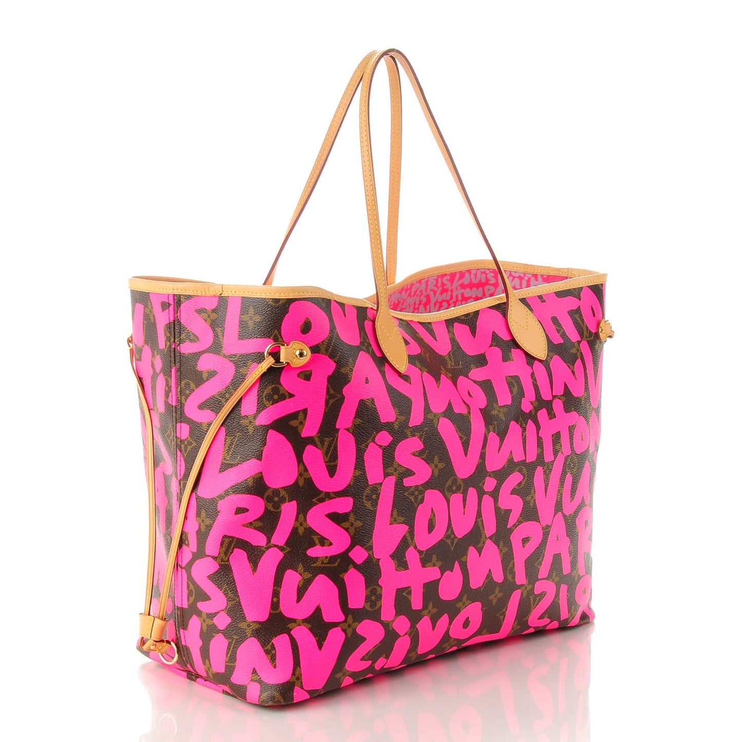Monogram Graffiti Neverfull GM Fuchsia