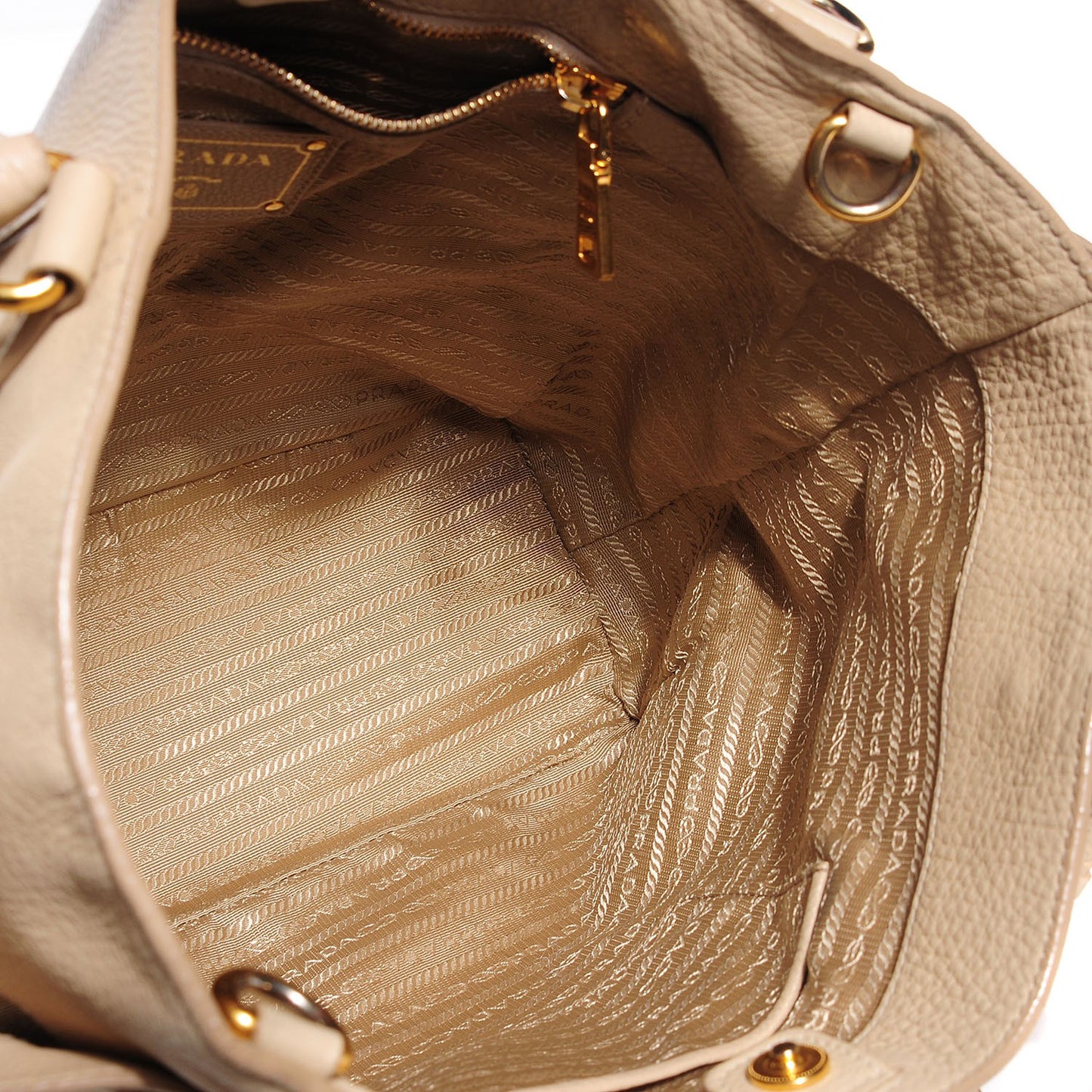 Vitello Daino Side Pocket Hobo Sabbia