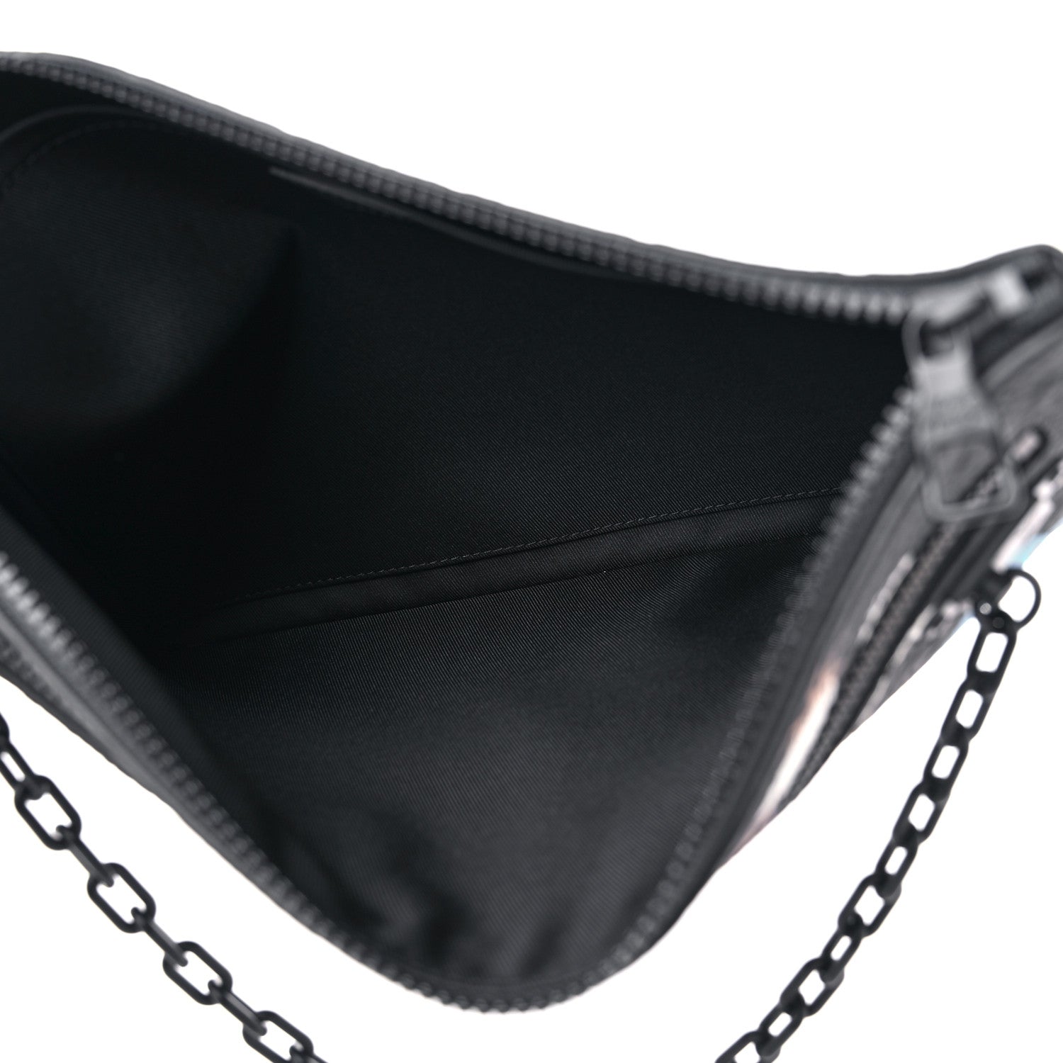 Louis Vuitton Taurillon Monogram Embroidered Cartoon LV Friends A4 Pochette Black 5 of 8