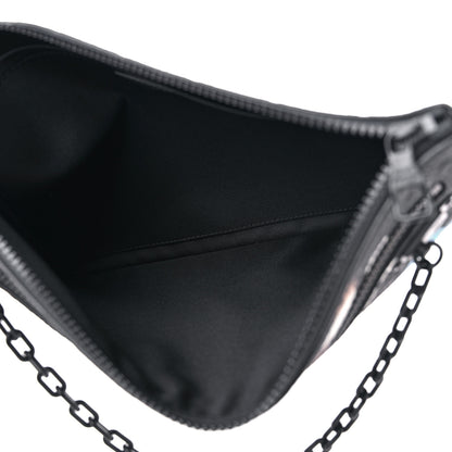Louis Vuitton Taurillon Monogram Embroidered Cartoon LV Friends A4 Pochette Black 5 of 8