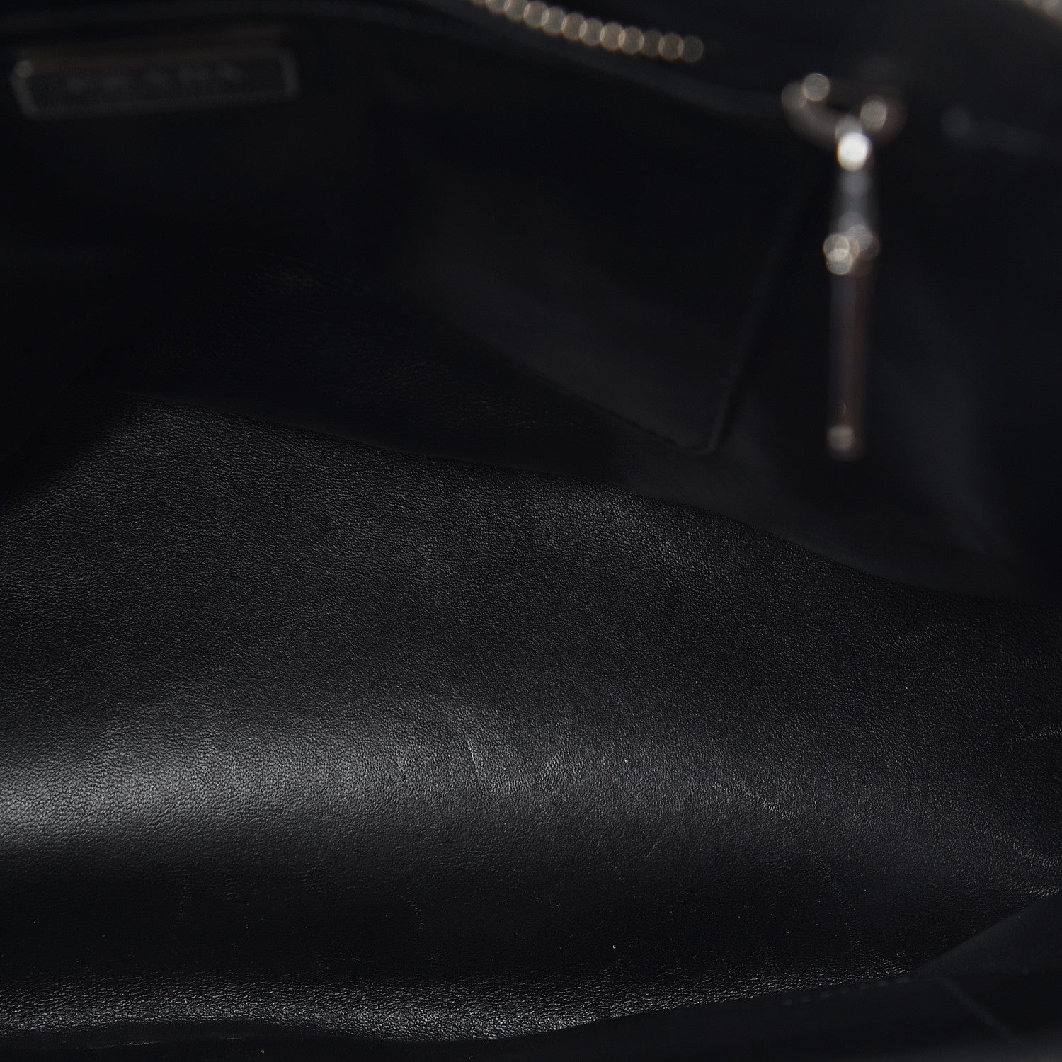 Prada Saffiano Baiadera Striped Medium Galleria Double Zip Tote Caramel Black White 12 of 14