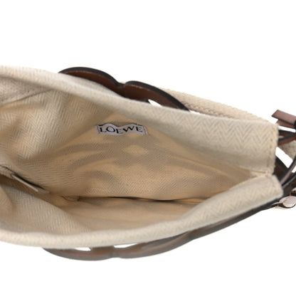 Loewe Smooth Calfskin Small Anagram Cutout Tote Tan Beige 4 of 7
